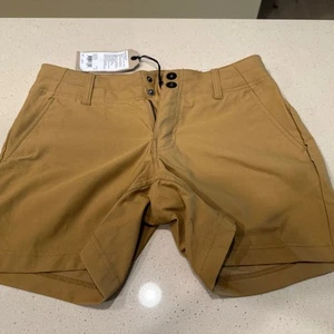 NWT prAna Women's Alana Short Embark Brown 5" inseam sz 8 - Picture 1 of 6