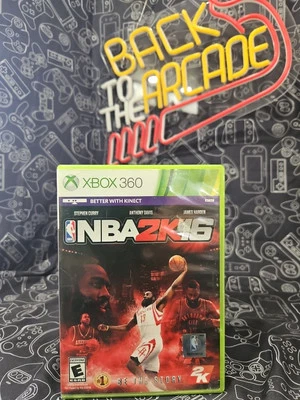 NBA 2K16 JAMES HARDEN COVER XBOX 360 VIDEO GAME TESTED - Image 1 of 2