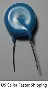 10 pcs 30KV 30000V 2200PF High Voltage Ceramic Capacitors HV ham - Picture 1 of 1