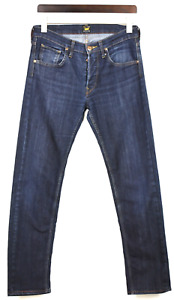 Lee Daren Jeans para Hombre W30 L30 Elástico Azul Oscuro Botones Corte Normal