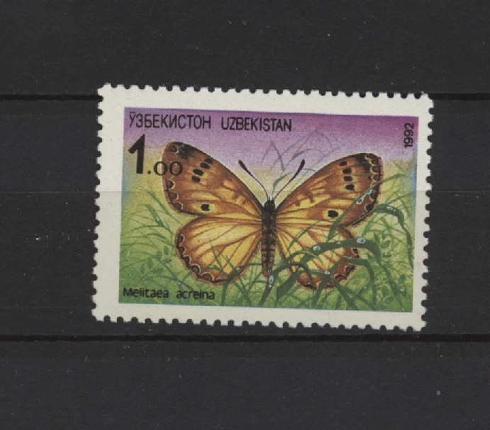 15698 Uzbekistán 1992 MNH** Mariposa 1v Foto 1 de 1