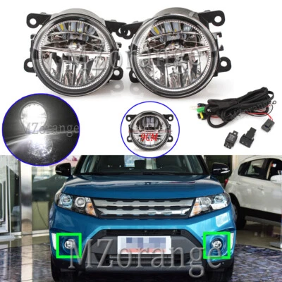 LED Front Fog Light Lamp Wiring Kits For Suzuki APV Grand Vitara Jimny Swift SX4 - Image 1 of 4