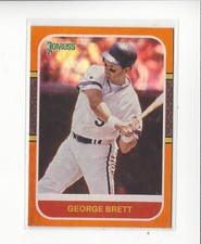 2021 Donruss Holo Orange #221 George Brett RETRO Royals