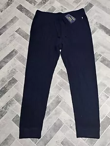 Pantaloni da jogging uomo Ralph Lauren lavabili blu cashmere taglia GRANDE nuovi - Foto 1 di 10