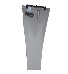Lee neu mit Etikett kieselfarbene extreme bequeme gerade Passform Hose W40 INS29 UVP $ 64 - Bild 1 von 13