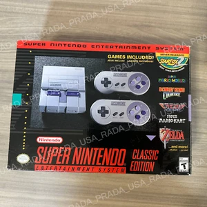 Genuine Super Nintendo Classic SNES Mini Edition Retro Games 20000+ HDMI Console - Picture 1 of 17