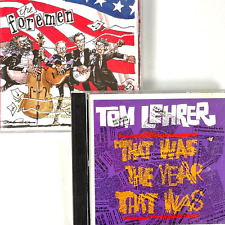 Tom Lehrer The Foremen 2 CD Bundle That Was The Year Whats Left Political Satire