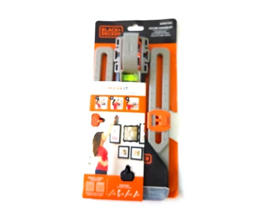 Black + Decker Picture Hanging Kit & Hammer BDMKITH Dual or Single Mounting - Image 1 of 4