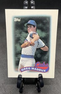 1989 Topps Mini Leaders #4 Greg Maddux - Chicago Cubs