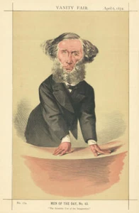 VANITY FAIR SPY CARTOON John Tyndall 'Scientific Use of the Imagination' 1872 - Picture 1 of 2