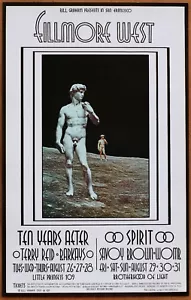 Ten Years After Spirit Savoy Brown Original 1969 Concert 1st Print Poster - Picture 1 of 1