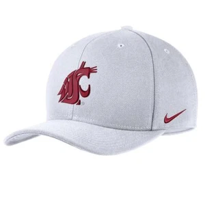 Nike Washington State Cougars Dri-FIT C99 Swoosh Flex Hat - White - Picture 1 of 1