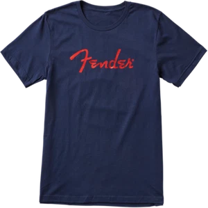 Fender GUITAR Foil Logo T Shirt, Blue XL EXTRA LARGE - Picture 1 of 3