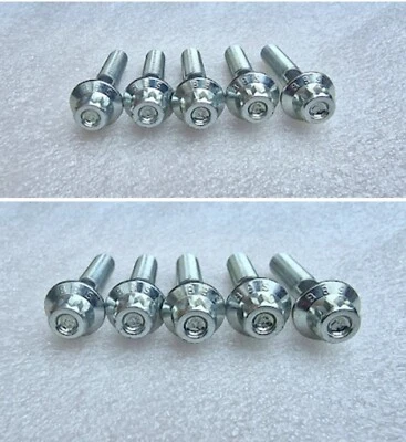 BBS Split Rim wheel bolts, Genuine BBS RS, Original BBS M7x32 Zinc, 120 and Nuts - Image 1 of 2
