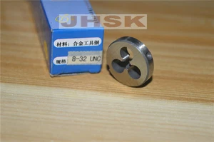 （2pcs） HSS Right Hand Die 8#-32UNC Dies Threading 8-32UNC - Picture 1 of 2
