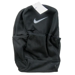 Nike Brasilia Mesh Training Backpack (26L) Black School Bag NEW BA6050-010 - Picture 1 of 17