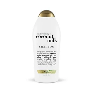 OGX Nourishing Coconut Milk Shampoo Healthy Shiny & Smooth Super Soft 25.4 Oz - Picture 1 of 11