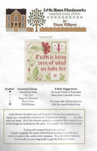 Faith by Little House Needleworks cross stitch pattern - Picture 1 of 1