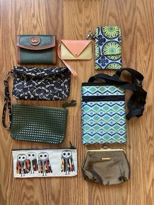 Mujer Cartera Bolso de Mano Cartera Bolso de Maquillaje Lote Mixto Bandolera Viaje - Imagen 1 de 11