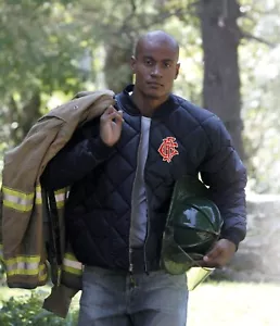 Chicago Fire Department Quilted Jacket Full Zip Letternest - Picture 1 of 6