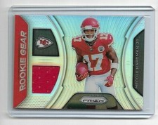 MECOLE HARDMAN 2019 PRIZM FOOTBALL ROOKIE GEAR CARD- CHIEFS (T)