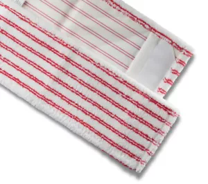 Microfasermopp 50cm leichte Borste rot-weiß Wischmopp Mopp Micromopp WC Sanitär - Bild 1 von 1