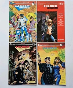 Lot Of 4 CALIBER PRESENTS 4-7 4 5 6 7 Comic Books Caliber Press 1989 FN *Mature* - Picture 1 of 8