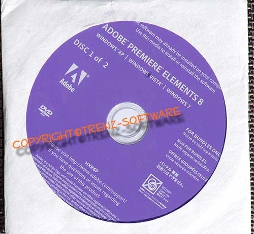 Adobe Premiere Elements 8 deutsch Windows DVD - kein Download- keine Mietversion - Bild 1 von 1