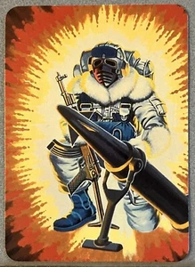 1986 Hasbro G.I. Joe Action Card # 108 Snow Serpent Cobra Polar Assault ARAH - Picture 1 of 2