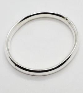 Brazalete Tiffany & Co de plata de ley 925 con bisagras 7,25" - Imagen 1 de 8