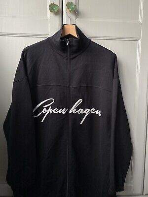 Zara Womens Embroidered Black Full Zip Sweatshirt Size S • 16.35€