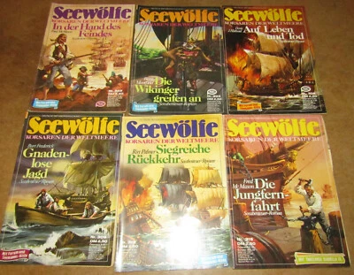 Seewölfe, Korsaren der Weltmeere 6 Romanhefte 303, 304, 306, 309, 312, 315 zh091 - Bild 1 von 2