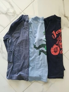 Children's Place & Gap Blue Joy Rider & Dinosaur, Long Sleeves Top, Size 12 - Picture 1 of 5