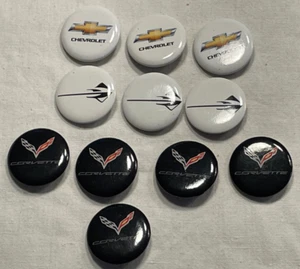 Chevrolet Corvette Stingray 11 Pcs Button Badge Pin Needle - Picture 1 of 5