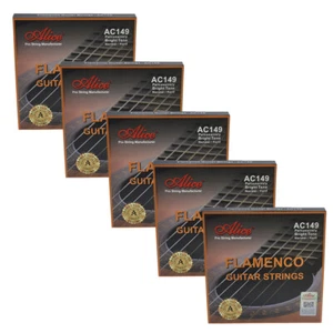 5Sets Alice Flamenco Guitar Strings H Tension Crystal Nylon Silver Plated AC149H - Picture 1 of 5