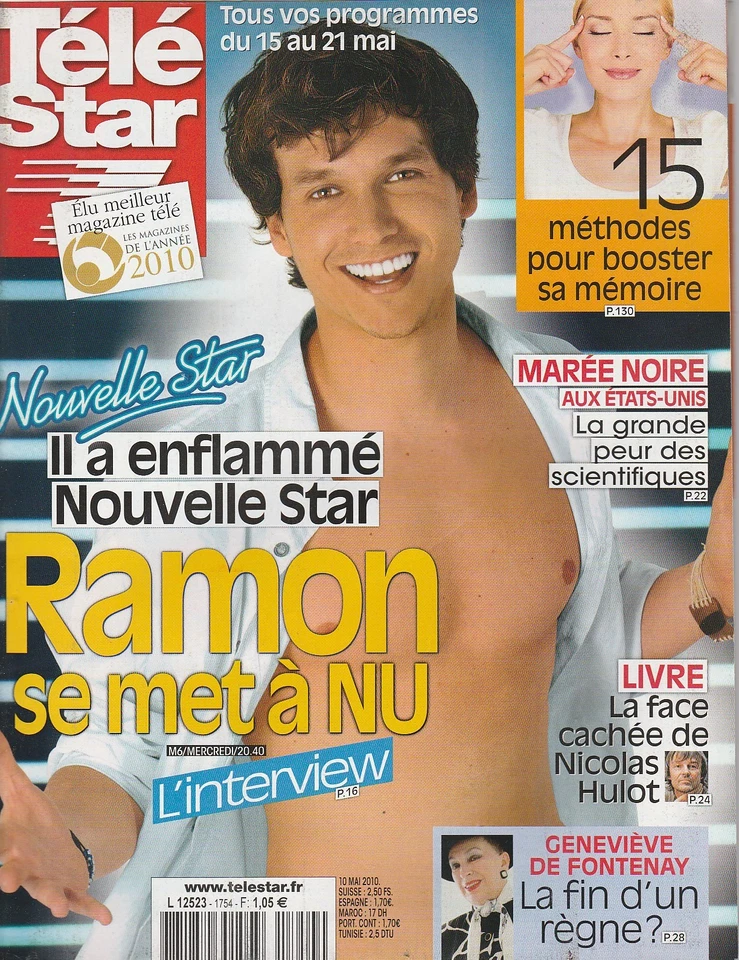 TV Star No. 1754 -10/05/2010-Nicolas Hulot - Russell Crowe - Lady Gaga -c.touzet - Image 1 of 1