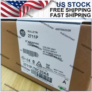 Allen Bradley 2711P-T6C20A8 / A PanelView Plus 600 HMI Touchscreen Free Shipping - Picture 1 of 4