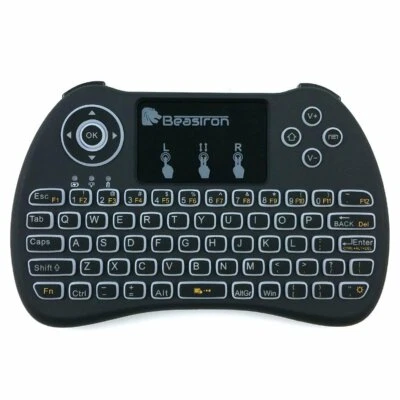 NEW Beastron 2.4GHz Mini Wireless Keyboard w/Mouse Touchpad (LED Backlit) - Image 1 of 4