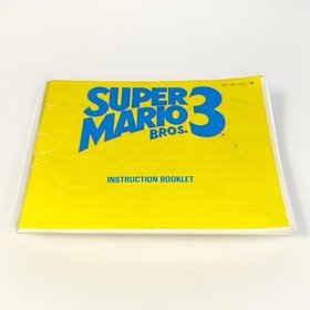 Super Mario Bros. 3 Manuale Istruzioni Libretto Solo Nintendo NES Autentico