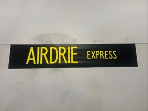 AIRDRIE EXPRESS - Hamilton Depot 289 Scottish Bus Blind 36” - Picture 1 of 11