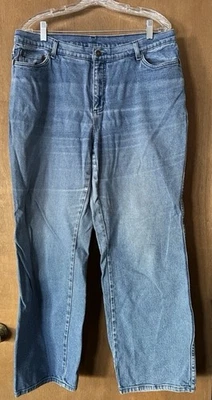 Pantalones de mezclilla vintage Newport News Jeanology para mujer Plus 18 tiro medio azul BUENOS Foto 1 de 4