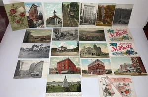JOHNSTOWN PA Lot (21) Antique Postcards Postcard 1906, 1909 Plus - Picture 1 of 23