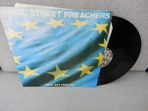 MANIC STREET PREACHERS NEW ART RIOT EP 12" DAMAGED GOODS YUBB 4 EX/EX - Picture 1 of 6