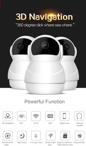 Home Security Camera 1080P HD WiFi Wireless Indoor Baby Pet Camera - Bild 1 von 8