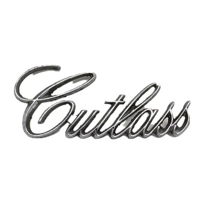 Oldsmobile 1971-72 Cutlass tapa maletero escritura insignia trasera emblema #9851757 OEM Foto 1 de 4