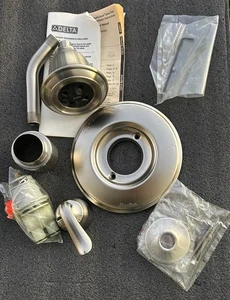 Delta T14294-SSH2O Shower Trim Kit, Stainless Steel Finish - Picture 1 of 7