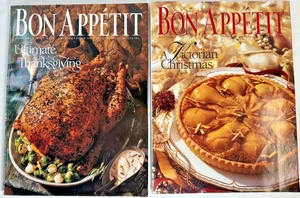 VTG Bon Appetit Magazine Thanksgiving Christmas Holiday November December 1994 - Picture 1 of 3