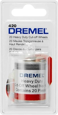 Dremel 420 Cut-Off Wheel, 15/16 " (23.8 Mm) Diameter, 0.40” (1.0 Mm) Disc Thickn - Image 1 of 3