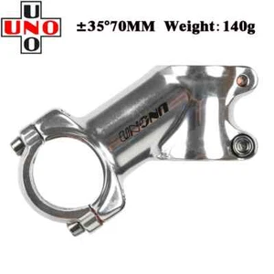 MTB Road Bike Handlebar Stem 35 Degrees Mountain Bicycle Riset Tube 70/90/110mm - Picture 1 of 30