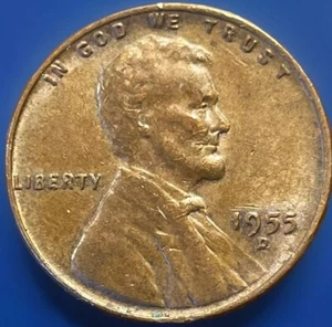 1955-D Lincoln Wheat Cent FS-503 RPM#3 Repunched Mint Mark. WCE-007 - Picture 1 of 7